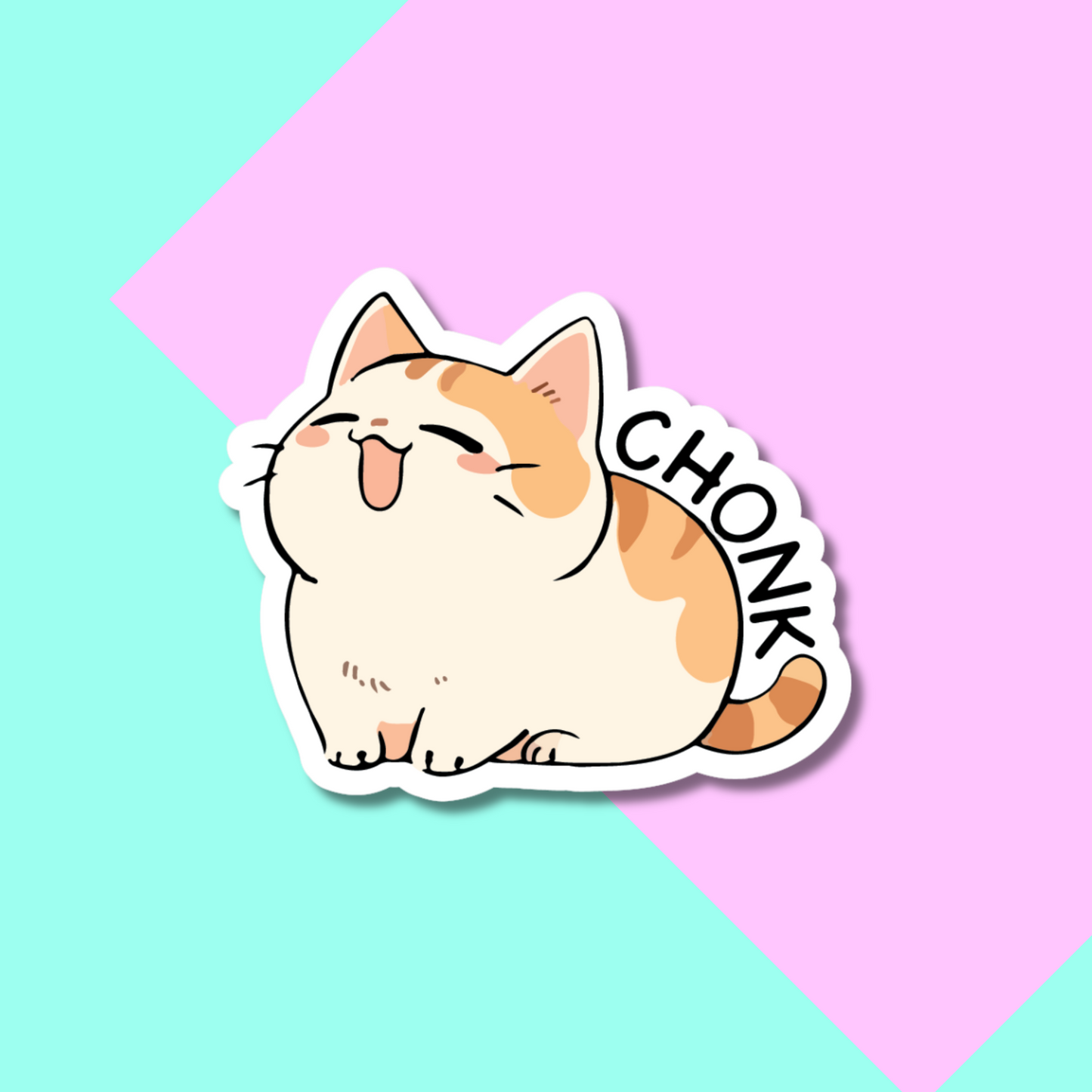 Chonk Cat Stickers for Planners, Water Bottles, Laptops, etc.