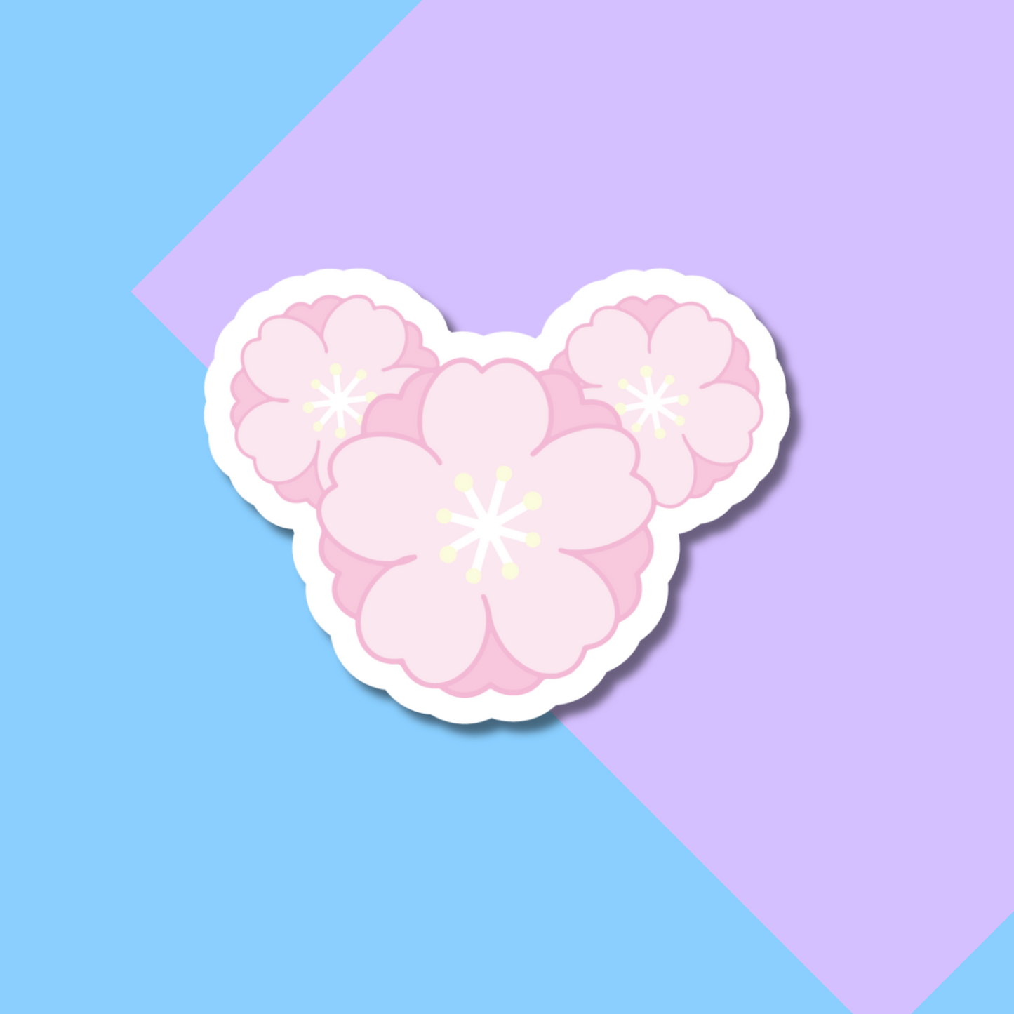 Pink Sakura Stickers for Planners, Water Bottles, Laptops, etc.
