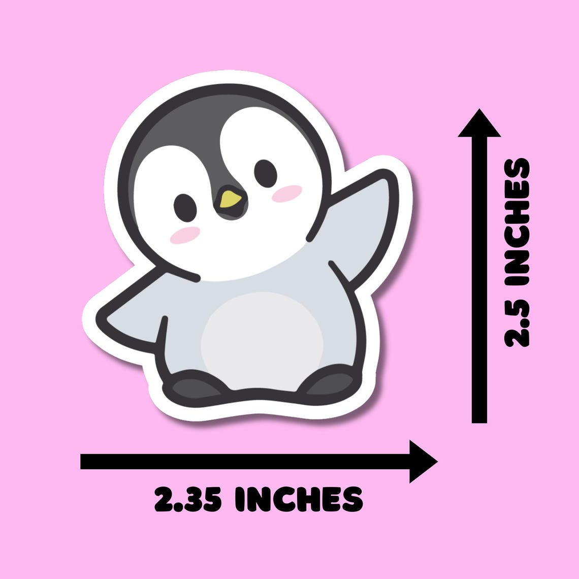 Cute Penguin Stickers for Planners, Water Bottles, Laptops, etc.