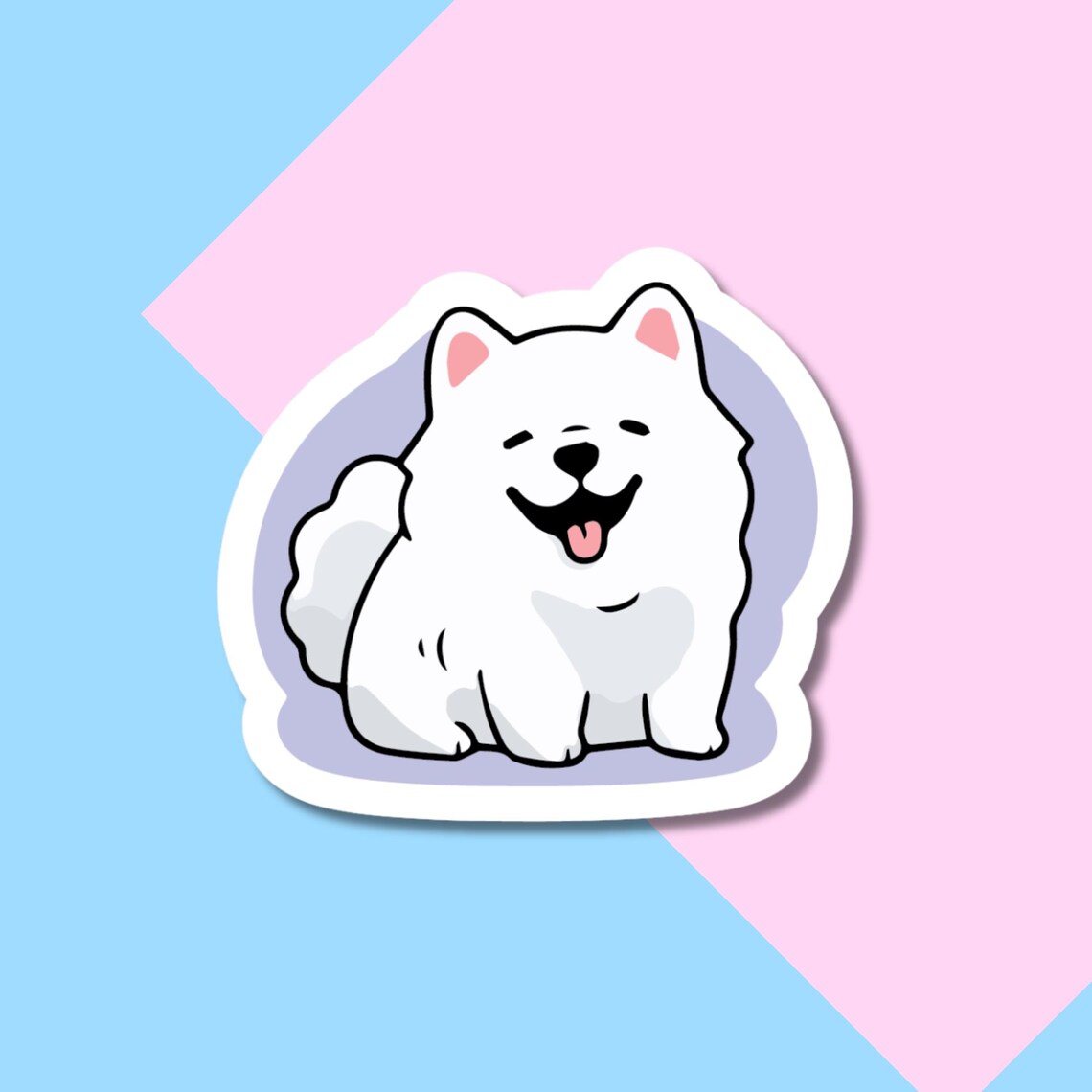 Cute Samoyed Stickers for Planners, Water Bottles, Laptops, etc.