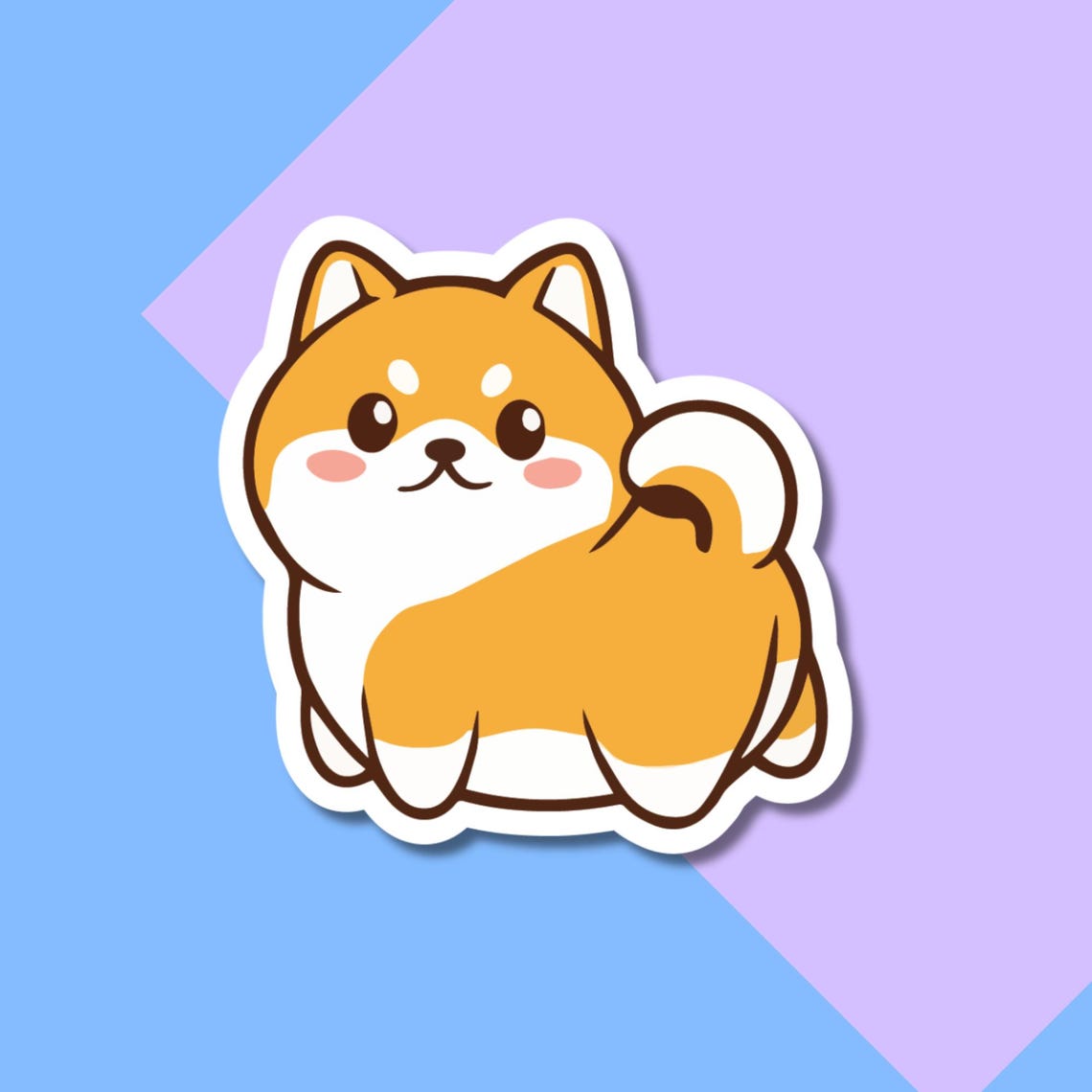 Cute Shiba Stickers for Planners, Water Bottles, Laptops, etc.