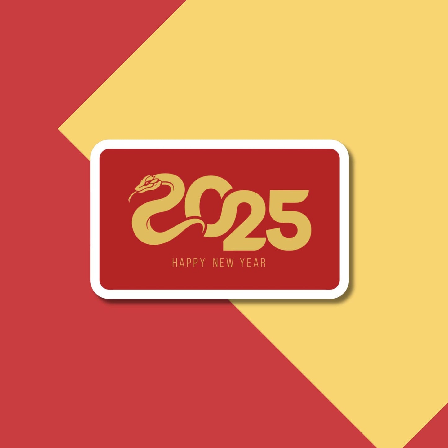 2025 Year of the Snake Lunar New Year Stickers for Planners, Water Bottles, Laptops, etc.