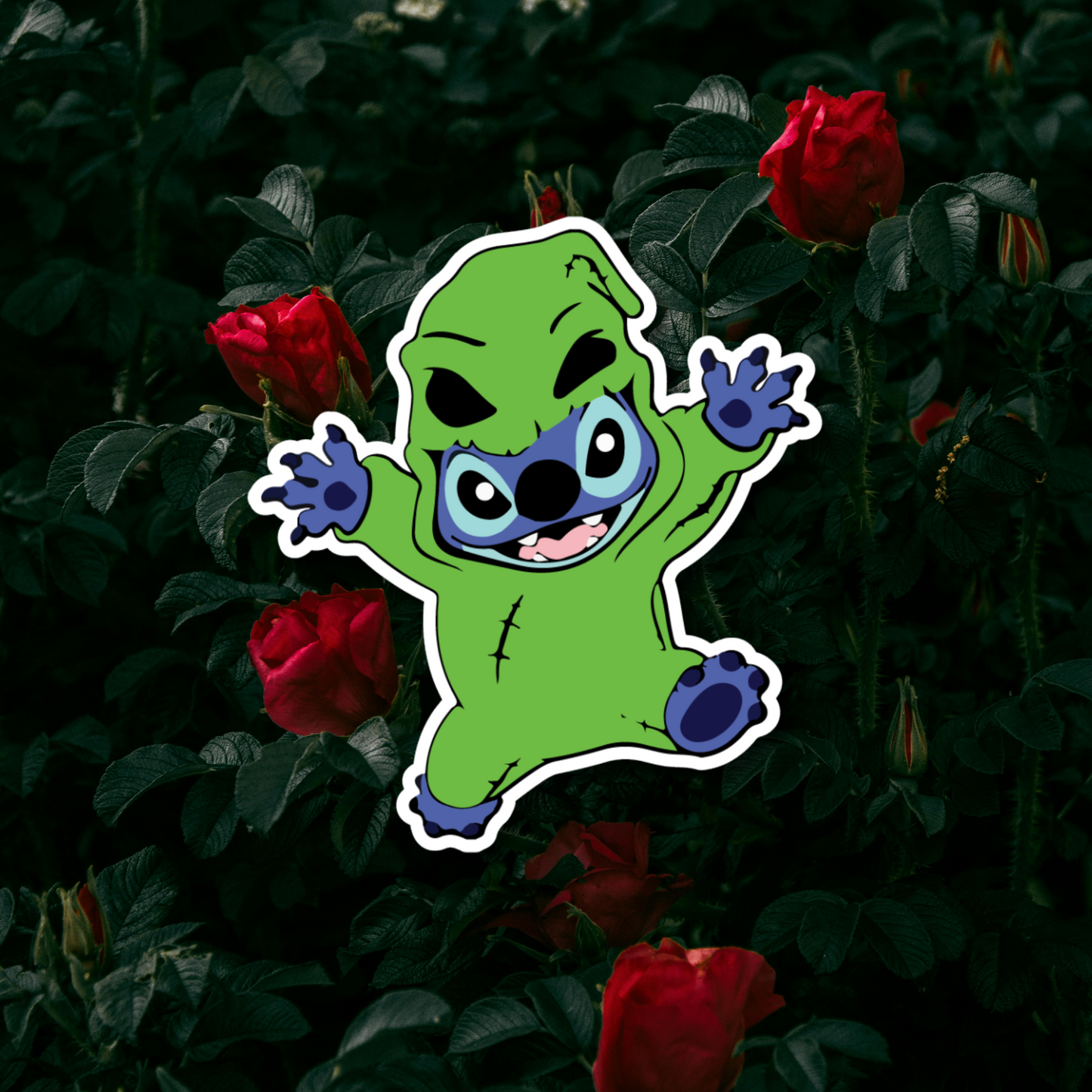 Oogie Boogie Stitch Stickers for Planners, Water Bottles, Laptops, etc.