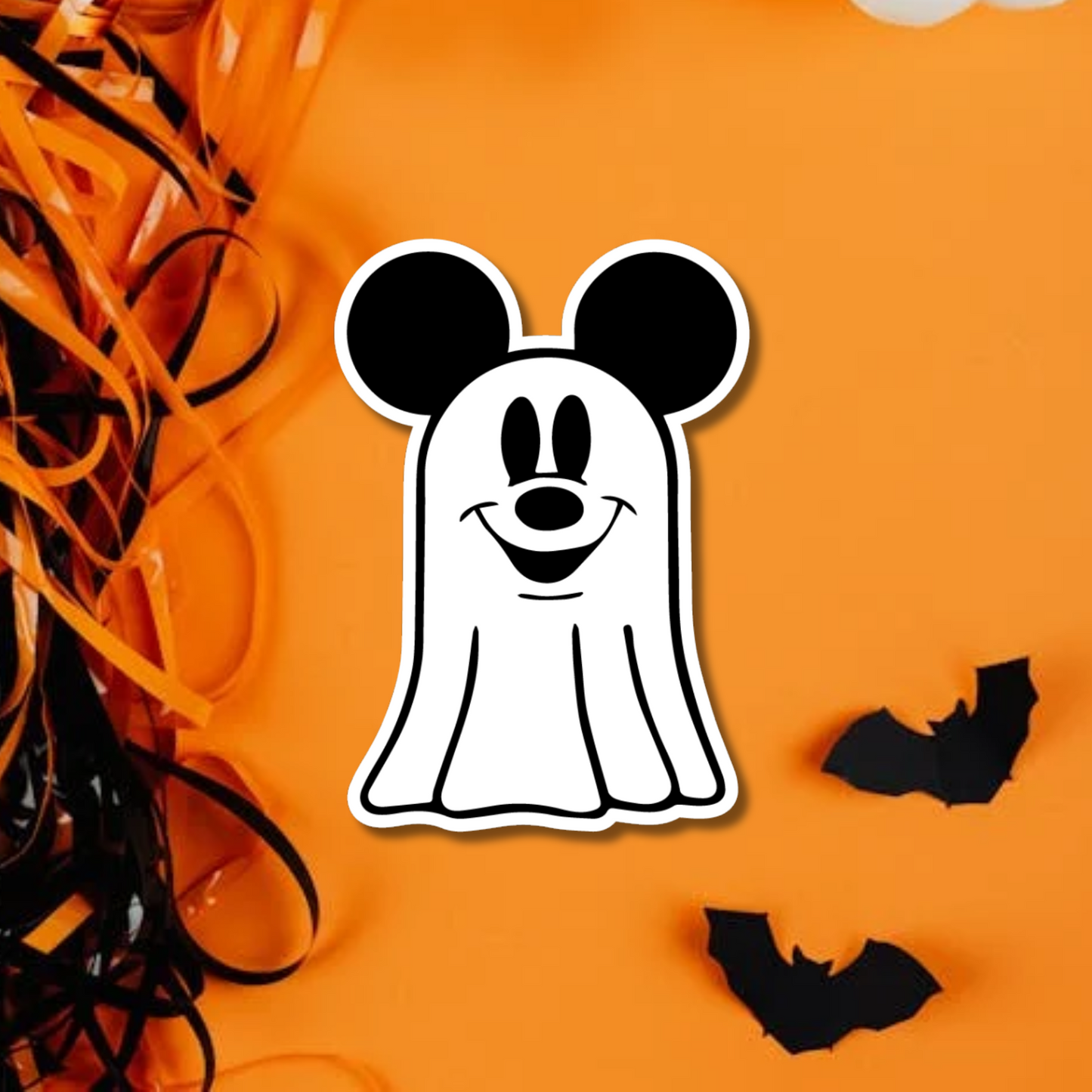 Mickey Ghost Stickers for Planners, Water Bottles, Laptops, etc