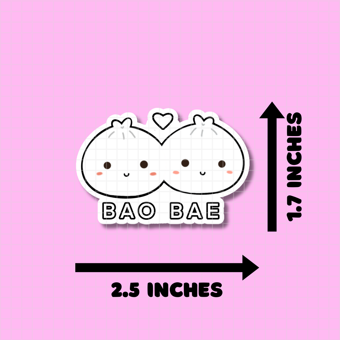 Bao Bae Stickers for Planners, Water Bottles, Laptops, etc.