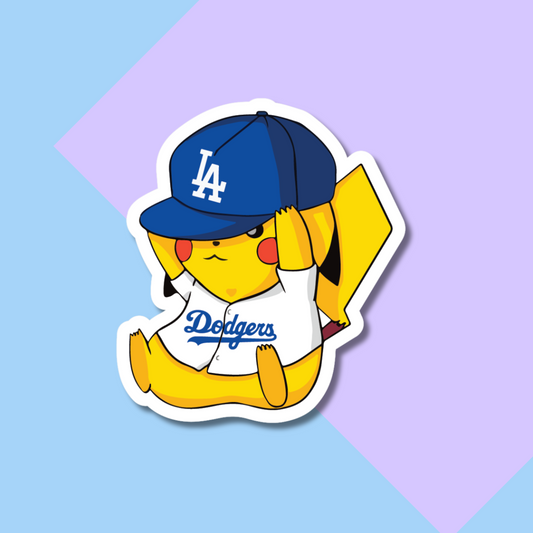 Dodgers Pikachu Stickers for Planners, Water Bottles, Laptops, etc.