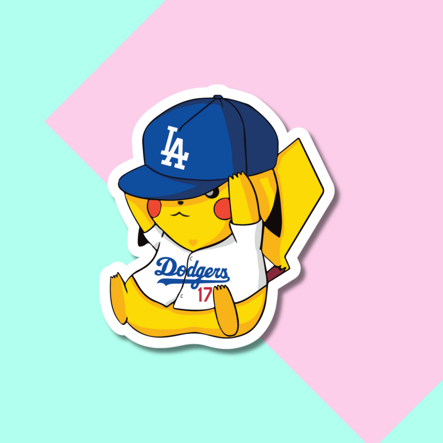 Dodgers Shohei Ohtani Pikachu Stickers for Planners, Water Bottles, Laptops, etc.