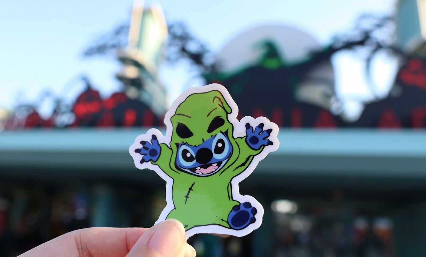 Oogie Boogie Stitch Stickers for Planners, Water Bottles, Laptops, etc.