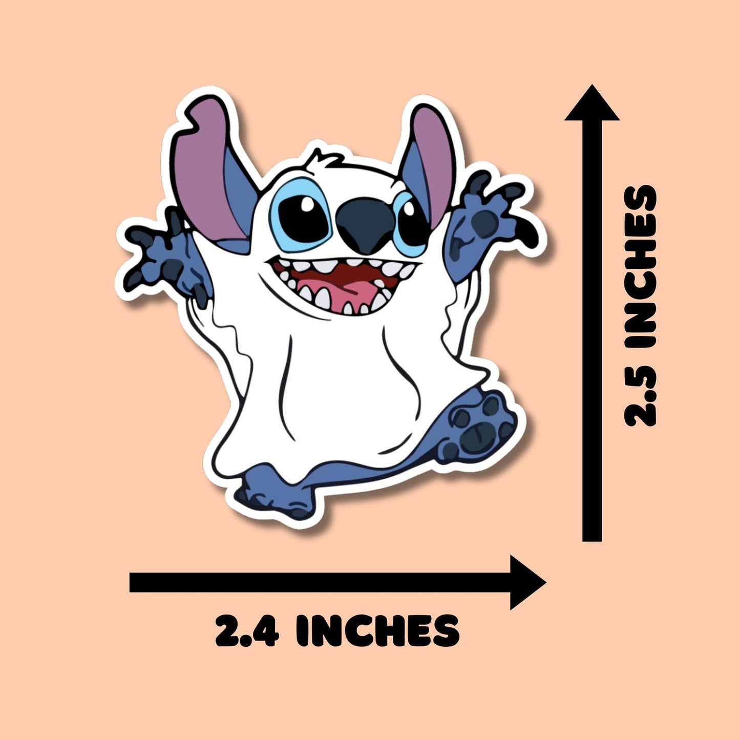 Ghost Stitch Stickers for Planners, Water Bottles, Laptops, etc.