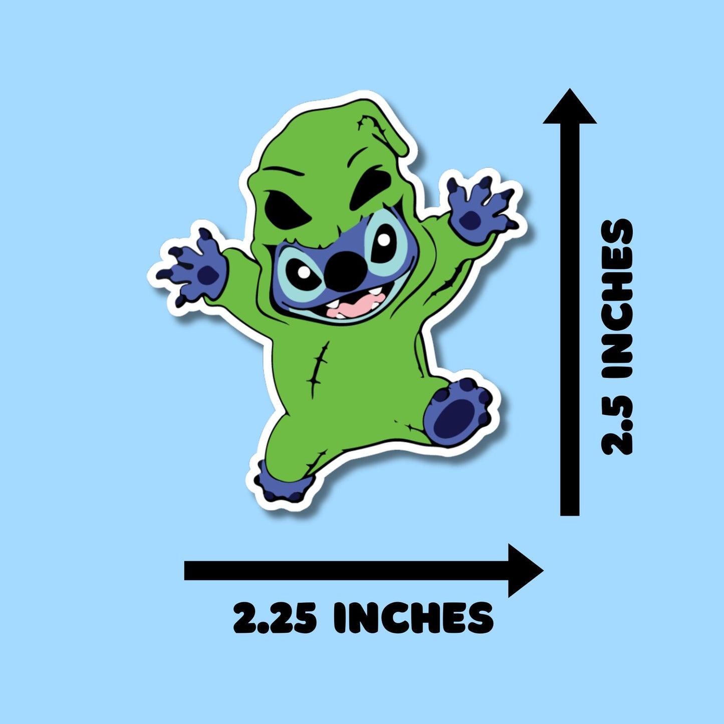 Oogie Boogie Stitch Stickers for Planners, Water Bottles, Laptops, etc.