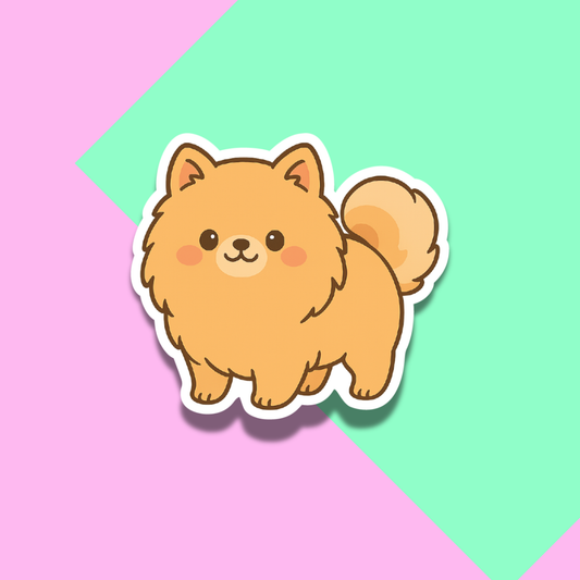 Cute Pomeranian Stickers for Planners, Water Bottles, Laptops, etc.