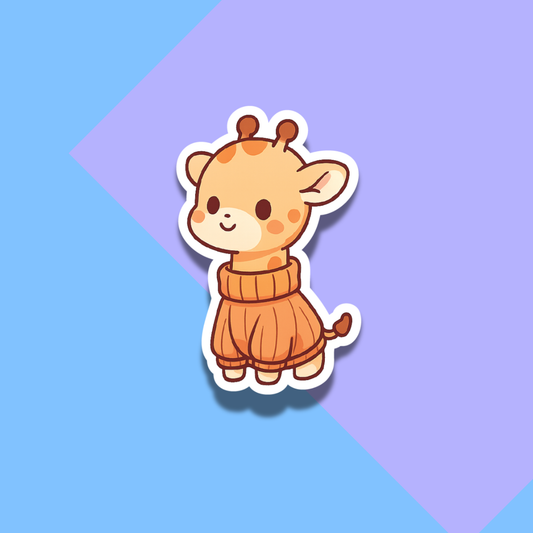 Giraffe Sweater Weather Stickers for Planners, Water Bottles, Laptops, etc.