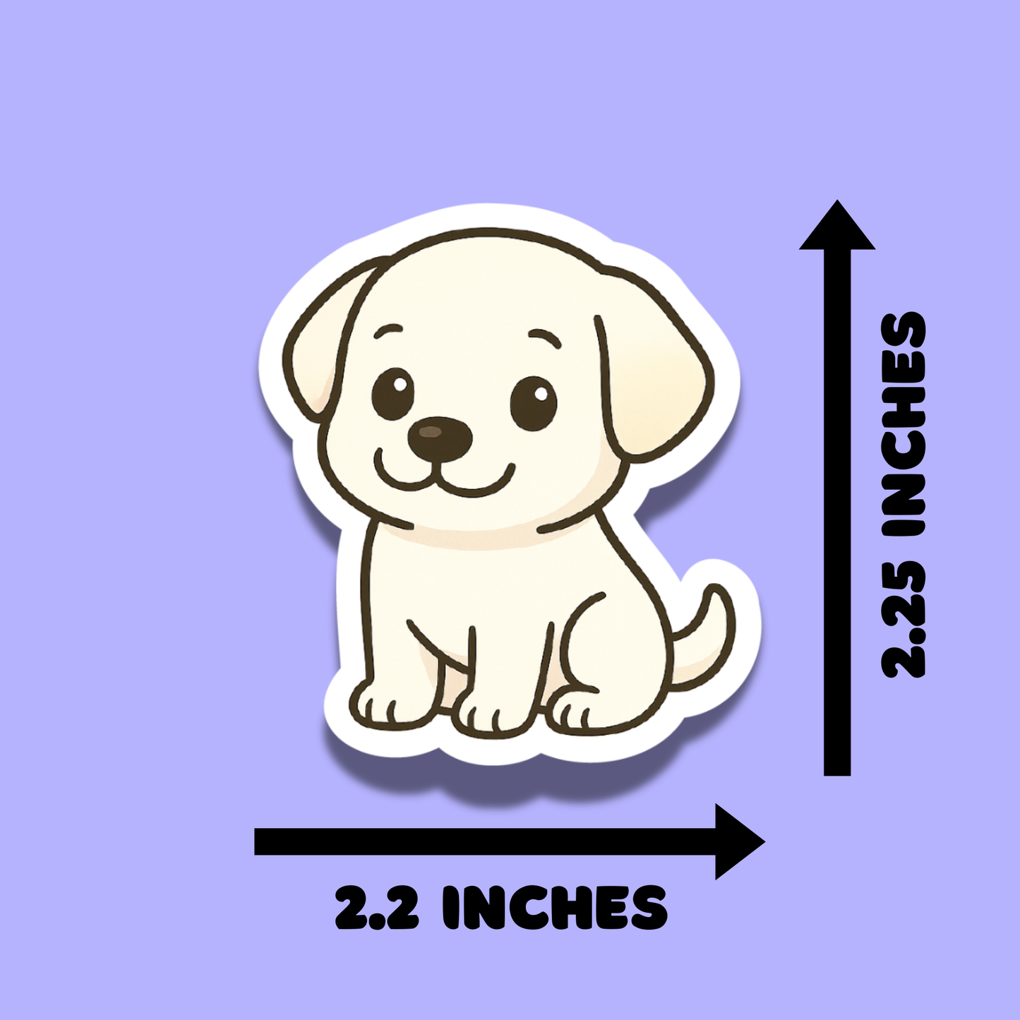 Cute Labrador Stickers for Planners, Water Bottles, Laptops, etc.