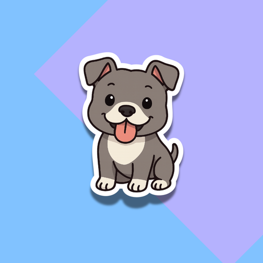 Cute Pitbull Stickers for Planners, Water Bottles, Laptops, etc.