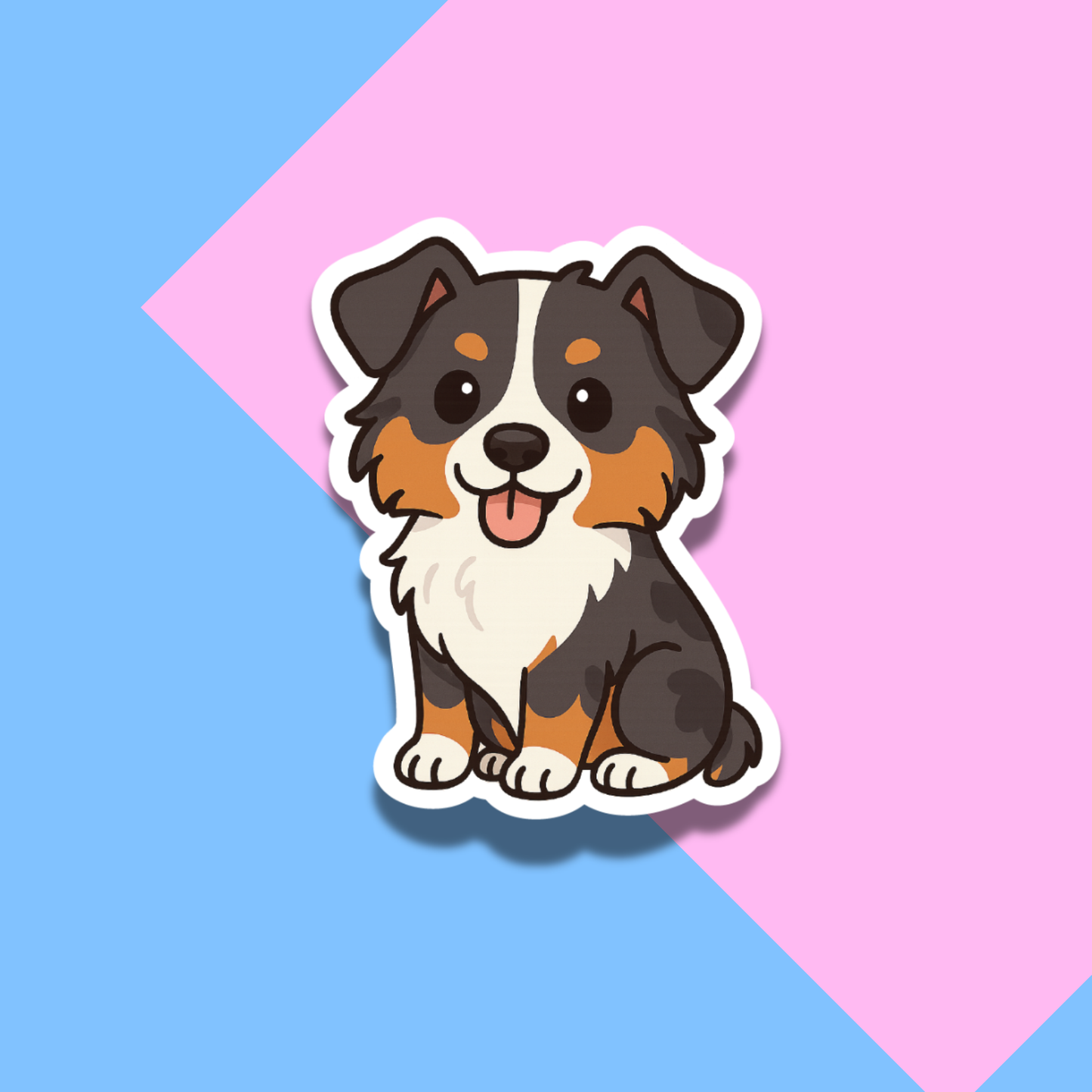 Cute Australian Shepard Stickers for Planners, Water Bottles, Laptops, etc.