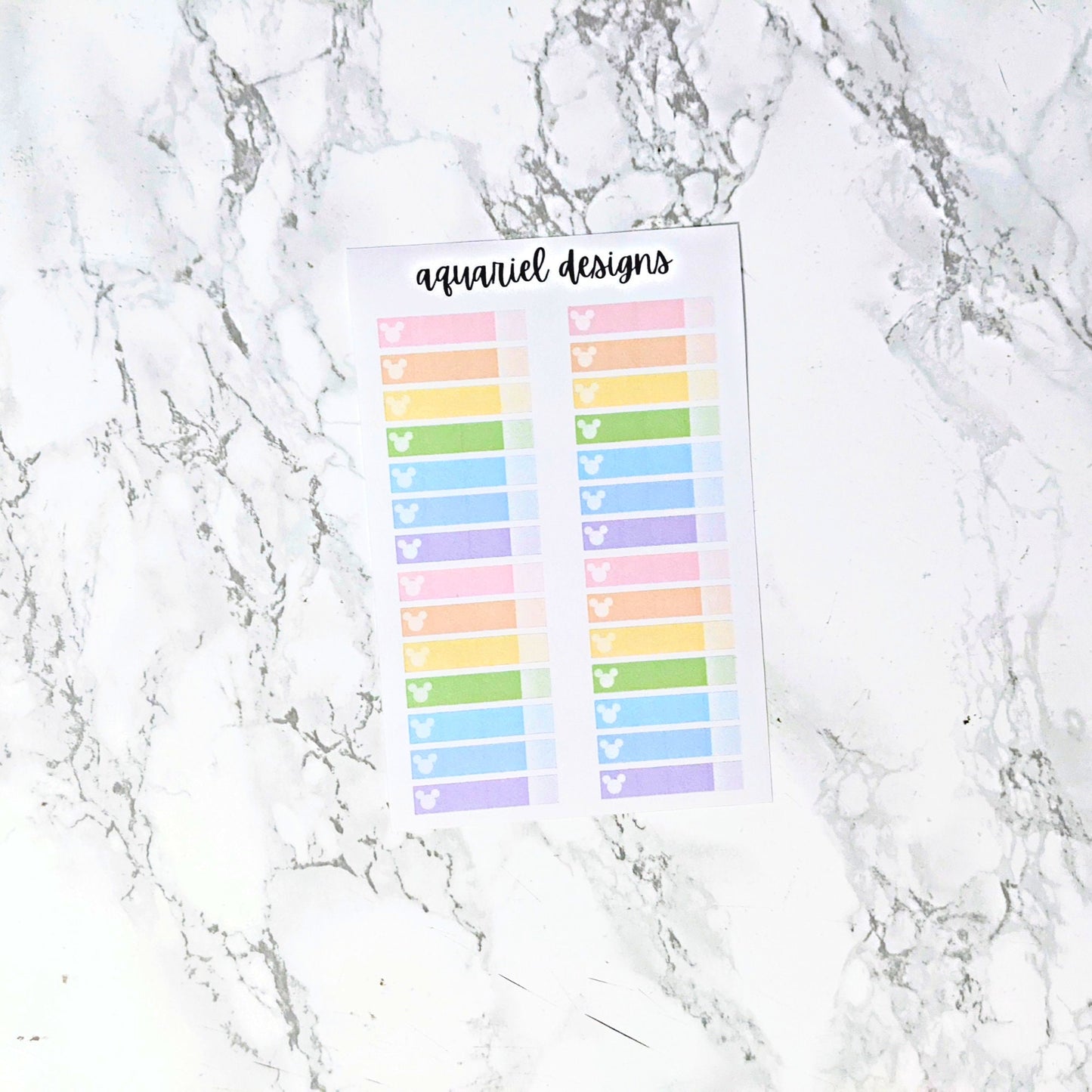 Disney Pastel Expense Tracker | Planner Stickers | Bullet Journal Stickers