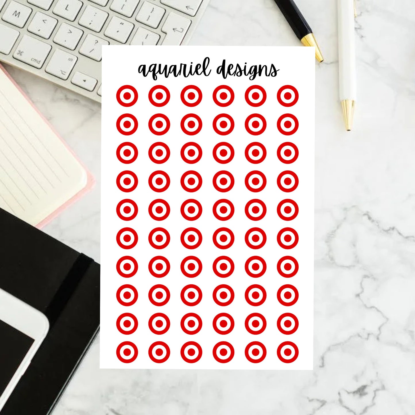 Target Planner Stickers, Target Shopping Stickers, Bullet Journal Stickers, Calendar Stickers