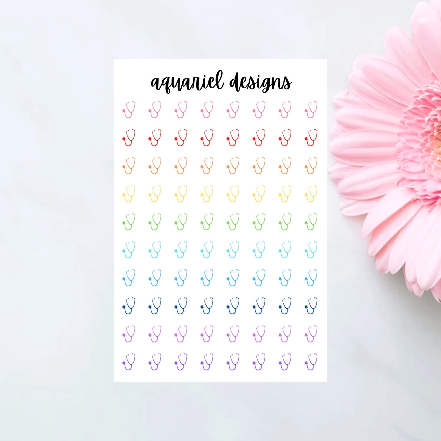 Doctor Icon Stickers, Doctor Appointment Planner Stickers, Doctor Bullet Journal Stickers